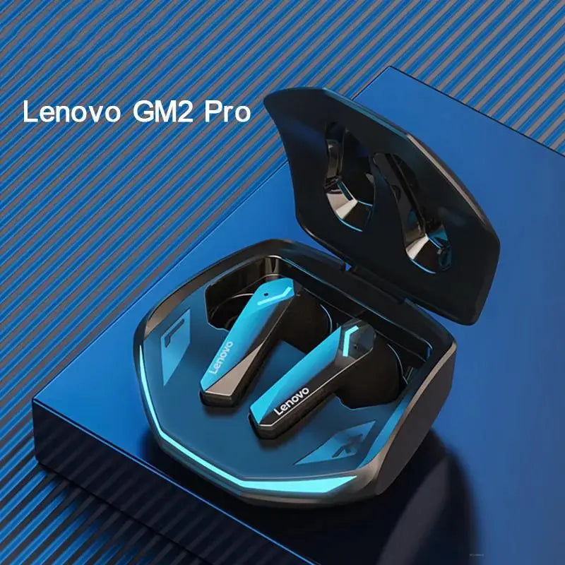 Lenovo-GM2 Pro Fones De Ouvido Sem Fio Bluetooth com Microfone, fone gamer